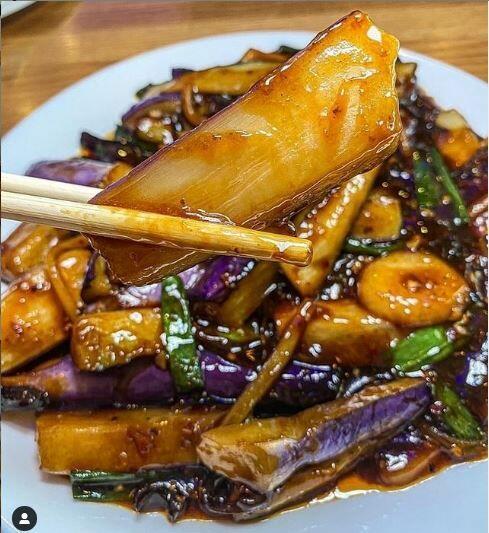 Eggplant with Garlic Sauce